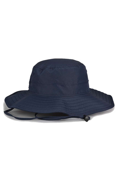 The Game GB400 Mens Ultralight Boonie Hat Navy Blue Flat Front