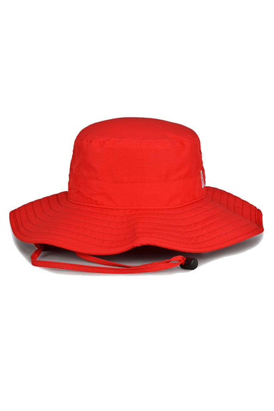 The Game GB400 Mens Ultralight Boonie Hat Red Flat Front