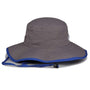 The Game Hats Mens Ultralight UPF 30+ Boonie Hat - Dark Grey/Royal Blue