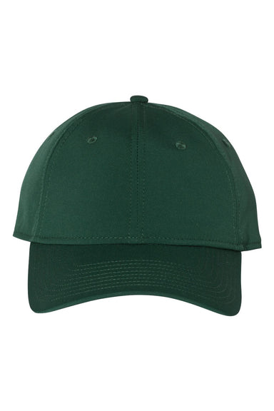 The Game GB415 Mens Relaxed Gamechanger Hat Dark Green Flat Front