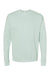 Bella + Canvas BC3945/3945 Mens Fleece Crewneck Sweatshirt Dusty Blue Flat Front