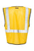 Kishigo B120-131 Mens EV Series Enhanced Visibility Non-ANSI Vest Yellow Flat Back