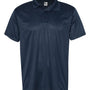 C2 Sport Mens Utility Moisture Wicking Short Sleeve Polo Shirt - Navy Blue