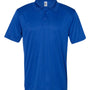 C2 Sport Mens Utility Moisture Wicking Short Sleeve Polo Shirt - Royal Blue