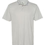 C2 Sport Mens Utility Moisture Wicking Short Sleeve Polo Shirt - Silver Grey