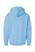 Independent Trading Co. IND4000 Mens Hooded Sweatshirt Hoodie Aqua Blue Flat Back