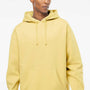 Independent Trading Company Mens Hooded Sweatshirt Hoodie w/ Pouch Pocket - Light Yellow