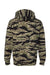 Independent Trading Co. IND4000 Mens Hooded Sweatshirt Hoodie Tiger Camo Flat Back