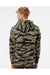 Independent Trading Co. IND4000 Mens Hooded Sweatshirt Hoodie Tiger Camo Model Back