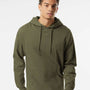 Independent Trading Co. Mens Hooded Sweatshirt Hoodie - Army Green - NEW