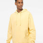 Independent Trading Co. Mens Hooded Sweatshirt Hoodie - Light Yellow - NEW