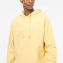 Independent Trading Company Mens Hooded Sweatshirt Hoodie w/ Pouch Pocket - Light Yellow