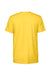 Bella + Canvas BC3001CVC/3001CVC Mens Heather CVC Short Sleeve Crewneck T-Shirt Heather Yellow Flat Back
