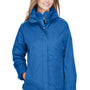 Core 365 Womens Region 3-in-1 Water Resistant Full Zip Hooded Jacket - True Royal Blue