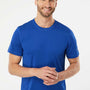 Adidas Mens UPF 50+ Short Sleeve Crewneck T-Shirt - Collegiate Royal Blue - Closeout