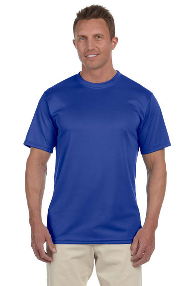 Augusta Sportswear 790 Mens Moisture Wicking Short Sleeve Crewneck T-Shirt Royal Blue Model Front