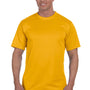 Augusta Sportswear Mens Moisture Wicking Short Sleeve Crewneck T-Shirt - Gold - Closeout