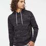 Independent Trading Co. Mens Hooded Sweatshirt Hoodie - Black Camo - NEW