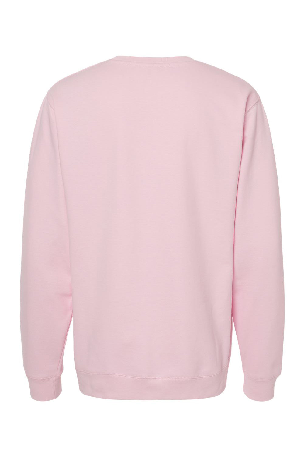 Independent Trading Co. SS3000 Mens Crewneck Sweatshirt Light Pink Flat Back