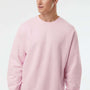 Independent Trading Company Mens Crewneck Sweatshirt - Light Pink