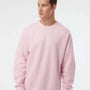 Independent Trading Co. Mens Crewneck Sweatshirt - Light Pink - NEW