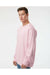 Independent Trading Co. SS3000 Mens Crewneck Sweatshirt Light Pink Model Side