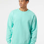 Independent Trading Co. Mens Crewneck Sweatshirt - Mint Green - NEW