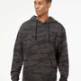 Independent Trading Co. Mens Hooded Sweatshirt Hoodie - Black Camo - NEW