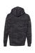 Independent Trading Co. IND4000 Mens Hooded Sweatshirt Hoodie Black Camo Flat Back