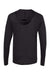 Alternative 5123 Mens Vintage Keeper Long Sleeve Hooded T-Shirt Hoodie Black Flat Back