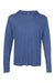 Alternative 5123 Mens Vintage Keeper Long Sleeve Hooded T-Shirt Hoodie Vintage Royal Blue Flat Front