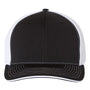 Richardson Mens Pulse Sportmesh R-Flex Stetch Fit Hat - Black/White - NEW