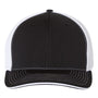 Richardson Hats Mens Pulse Sportmesh R-Flex Stretch Fit Hat - Black/White