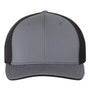 Richardson Hats Mens Pulse Sportmesh R-Flex Stretch Fit Hat - Charcoal Grey/Black