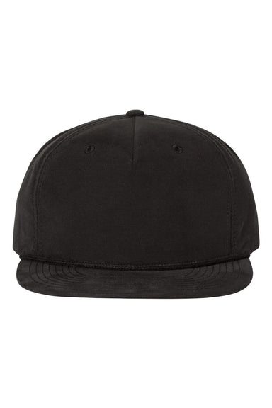 Richardson 256 Mens Umpqua Snapback Hat Black Flat Front