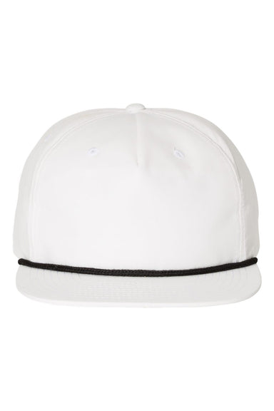Richardson 256 Mens Umpqua Snapback Hat White/Black Flat Front