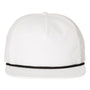 Richardson Mens Umpqua UPF 50+ Snapback Hat - White/Black - NEW