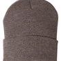 Sportsman Hats Unisex Solid Cuffed Beanie - Heather Brown