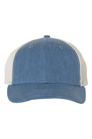 Sportsman SP530 Mens Pigment Dyed Hat Royal Blue/Stone Flat Front