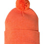 Sportsman Hats Unisex Pom-Pom Cuffed Beanie - Heather Orange