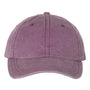 Valucap Hats Mens Pigment Dyed Adjustable Hat - Wine
