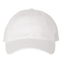 Valucap Hats Mens Pigment Dyed Adjustable Hat - White