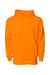 Independent Trading Co. IND4000 Mens Hooded Sweatshirt Hoodie Safety Orange Flat Front