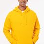 Independent Trading Company Mens Hooded Sweatshirt Hoodie w/ Pouch Pocket - Gold