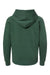 Independent Trading Co. PRM15YSB Youth Special Blend Raglan Hooded Sweatshirt Hoodie Moss Green Flat Back