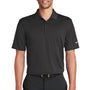 Nike Mens Players Dri-Fit Moisture Wicking Short Sleeve Polo Shirt - Anthracite Grey
