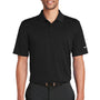 Nike Mens Players Dri-Fit Moisture Wicking Short Sleeve Polo Shirt - Black