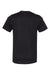 Bella + Canvas BC3301/3301C/3301 Mens Jersey Short Sleeve Crewneck T-Shirt Solid Black Flat Back
