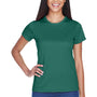 UltraClub Womens Cool & Dry Performance Moisture Wicking Short Sleeve Crewneck T-Shirt - Forest Green - Closeout