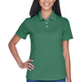 UltraClub Womens Cool & Dry Performance Moisture Wicking Short Sleeve Polo Shirt - Forest Green - Closeout